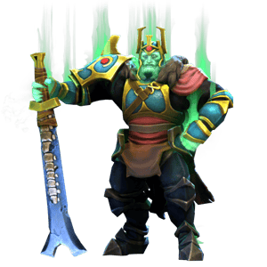 This is the Avatar Image for the Wraith King (Dota 2) AI Voice and Text to Speech Generator